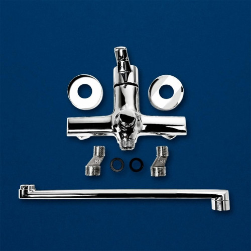 Смеситель для ванны Urbatec Evolution EV22853CR универсальный цвет Хром