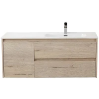 Тумба под раковину BelBagno Kraft 100 R KRAFT-1000-2C-1A-SO-RGB-R подвесная Rovere Galifax Bianco МДФ / ЛДСП