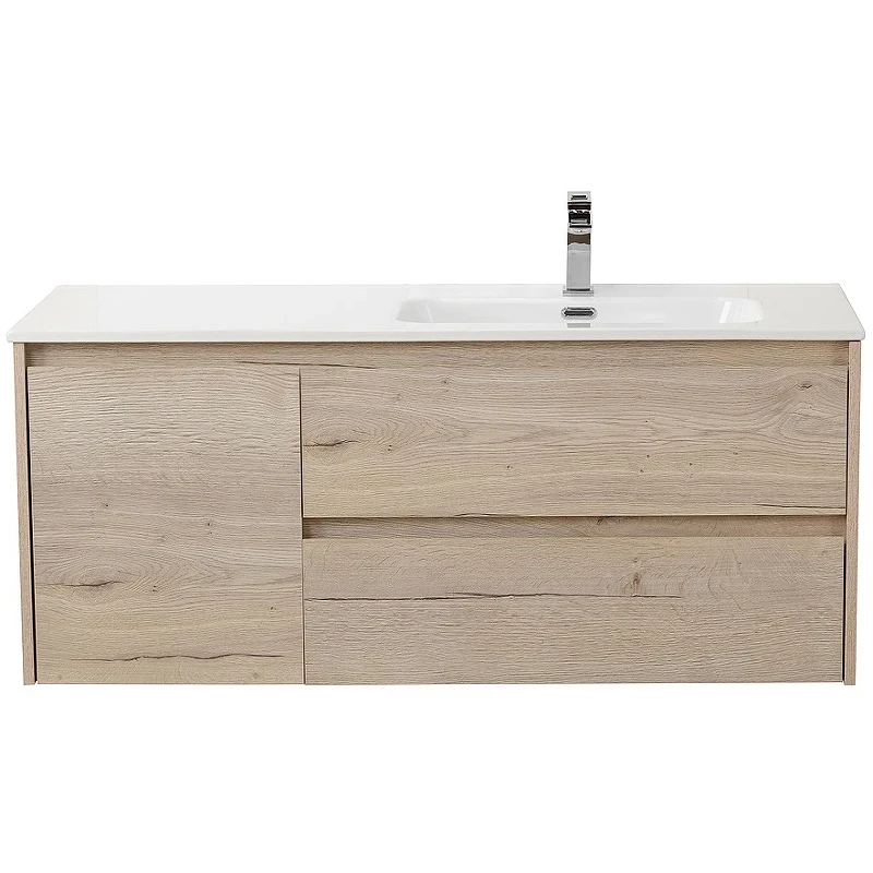 Тумба под раковину BelBagno Kraft 100 R KRAFT-1000-2C-1A-SO-RGB-R подвесная Rovere Galifax Bianco МДФ / ЛДСП