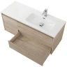 Тумба под раковину BelBagno Kraft 100 R KRAFT-1000-2C-1A-SO-RGB-R подвесная Rovere Galifax Bianco МДФ / ЛДСП