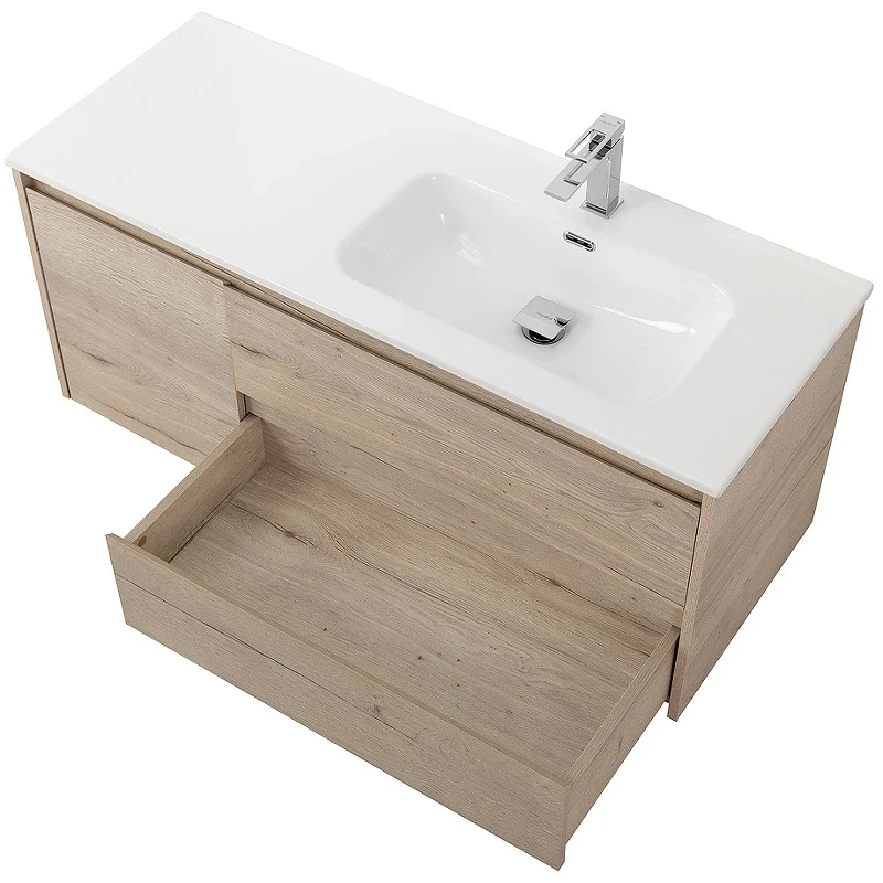 Тумба под раковину BelBagno Kraft 100 R KRAFT-1000-2C-1A-SO-RGB-R подвесная Rovere Galifax Bianco МДФ / ЛДСП