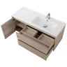 Тумба под раковину BelBagno Kraft 100 R KRAFT-1000-2C-1A-SO-RGB-R подвесная Rovere Galifax Bianco МДФ / ЛДСП