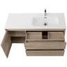 Тумба под раковину BelBagno Kraft 100 R KRAFT-1000-2C-1A-SO-RGB-R подвесная Rovere Galifax Bianco МДФ / ЛДСП