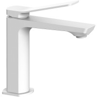 Смеситель для раковины Paffoni Tilt TI071BO Белый матовый латунь