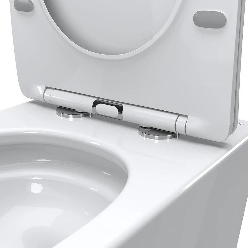 Унитаз BelBagno Flay BB1003CB-TOR/SC приставной цвет Белый с сиденьем Микролифт