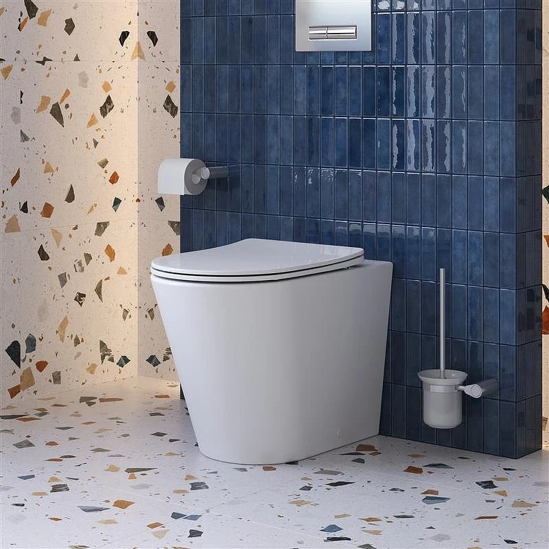 Унитаз BelBagno Flay BB1003CB-TOR/SC приставной цвет Белый с сиденьем Микролифт