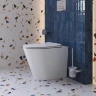 Унитаз BelBagno Flay BB1003CB-TOR/SC приставной цвет Белый с сиденьем Микролифт