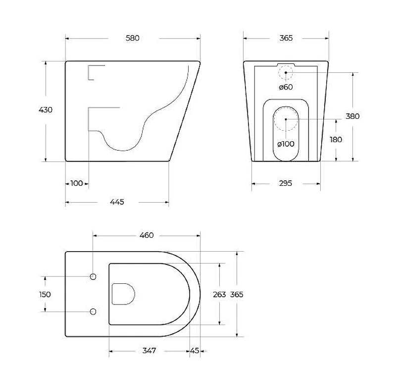 Унитаз BelBagno Flay BB1003CB-TOR/SC приставной цвет Белый с сиденьем Микролифт