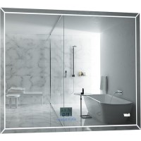 Зеркало WeltWasser Lanzo 80x60 с подсветкой с динамиками и многофункциональной системой 10000000979 Хром стекло