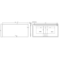 Зеркало Boheme Modern 140x70 543-140-CR с подсветкой Хром с сенсорным выключателем и подогревом стекло