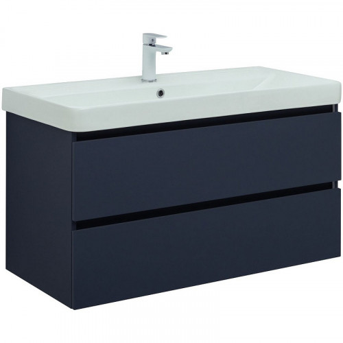 Тумба под раковину Aquanet Вега 2.0 100 337945 подвесная Маренго МДФ / ЛДСП