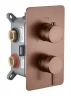 Смеситель для душа Boheme Cell 135-3-BRB цвет Брашированная бронза