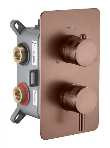 Смеситель для душа Boheme Cell 135-3-BRB цвет Брашированная бронза