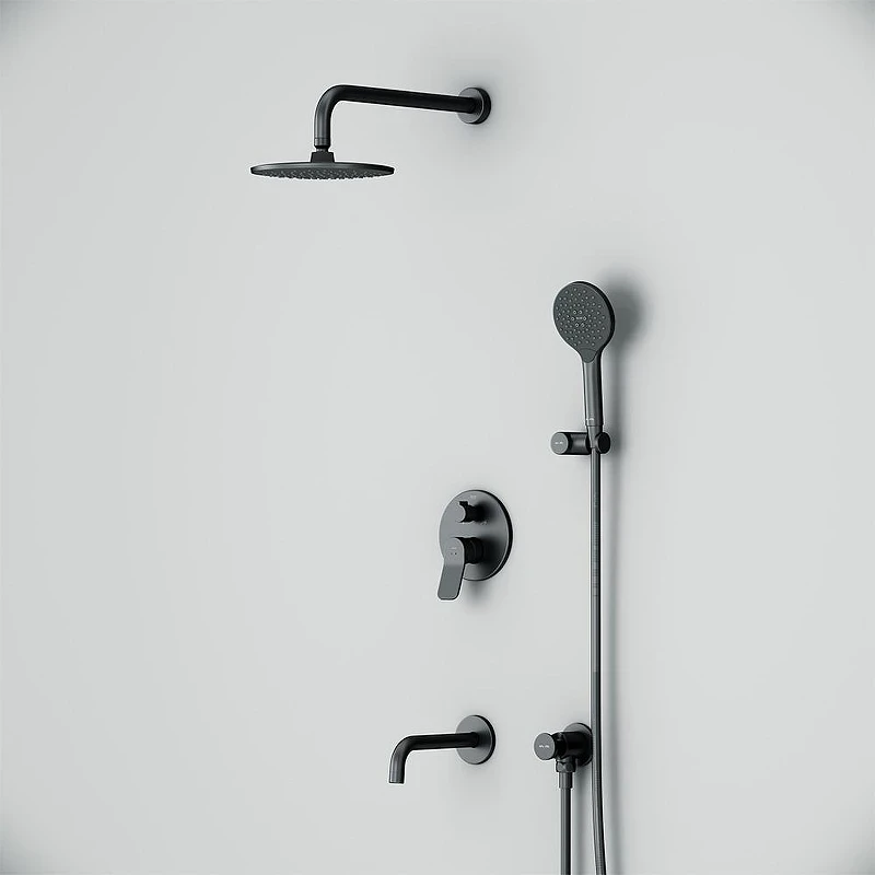 Душевая система AM.PM X-Joy FB85A3RH32 цвет Черный