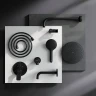 Душевая система AM.PM X-Joy FB85A3RH32 цвет Черный