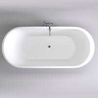 Акриловая ванна Black&amp;White Black Swen 170x80 105sbbl без гидромассажа