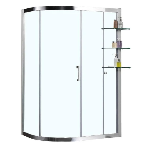Душевой уголок Azario Victoria 120х90 L AZ-NNQ2131-1-L900 профиль Серебро стекло прозрачное