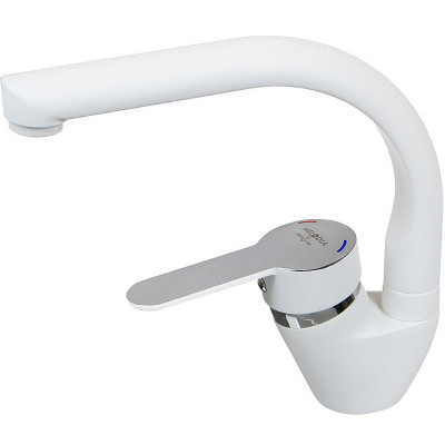 Смеситель для кухни Melodia della vita Rumba MDV35312wt Белый