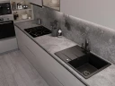 Кухонная мойка Emar Quartz 70 EMQ-1700.Q цвет Морион