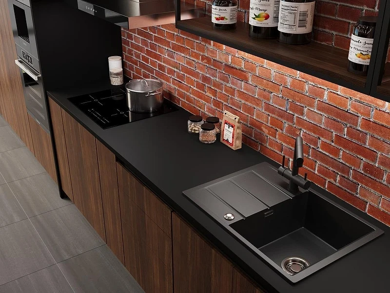 Кухонная мойка Emar Quartz 70 EMQ-1700.Q цвет Морион