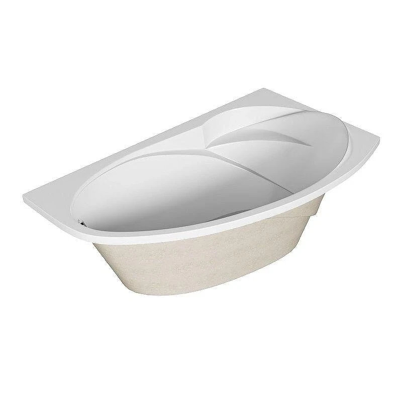 Акриловая ванна 1MarKa Julianna MG 150x90 R 01дж1595п цвет Белый