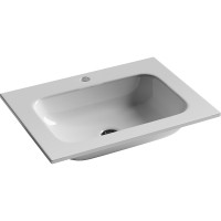 Раковина Ceramicanova Grace 60 CN7011 Белая фарфор полувстраиваемая