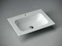 Раковина Ceramicanova Grace 60 CN7011 Белая фарфор полувстраиваемая