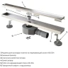 Душевой лоток RGW SDR-08-80 21210880-011 с решеткой Хром / под плитку
