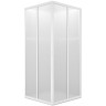 Душевой уголок Melodia della vita Full Square 80x80 MCNFS8080PsWt профиль Белый полистирол призма