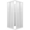 Душевой уголок Melodia della vita Full Square 80x80 MCNFS8080PsWt профиль Белый полистирол призма