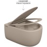 Унитаз Berges Ego XL 082728 подвесной Жасмин матовый с сиденьем Микролифт фарфор подвесной