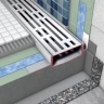 Решетка для душевого лотка Tece Drainline Basic 80 600810 Полированная нержавеющая сталь