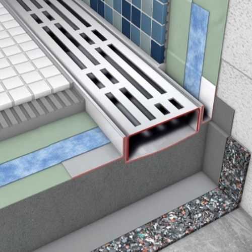 Решетка для душевого лотка Tece Drainline Basic 80 600810 Полированная нержавеющая сталь