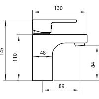 Смеситель для раковины Koller Pool Round Arc RA0200