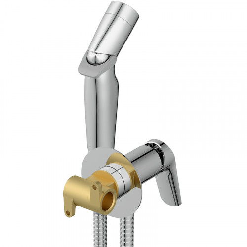 Гигиенический душ со смесителем Cersanit Flavis 64104 Хром латунь на стену