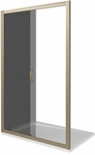 Душевая дверь в нишу Good Door Jazze WTW-140-B-BR 140 профиль Бронза стекло тонированное