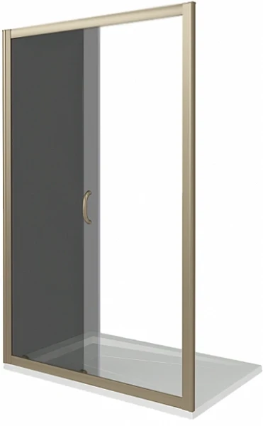 Душевая дверь в нишу Good Door Jazze WTW-140-B-BR 140 профиль Бронза стекло тонированное