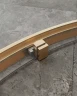 Душевой уголок Cezares Molveno 120x120 MOLVENO-R-11-90+30-C-BORO-IV профиль Брашированное золото стекло прозрачное