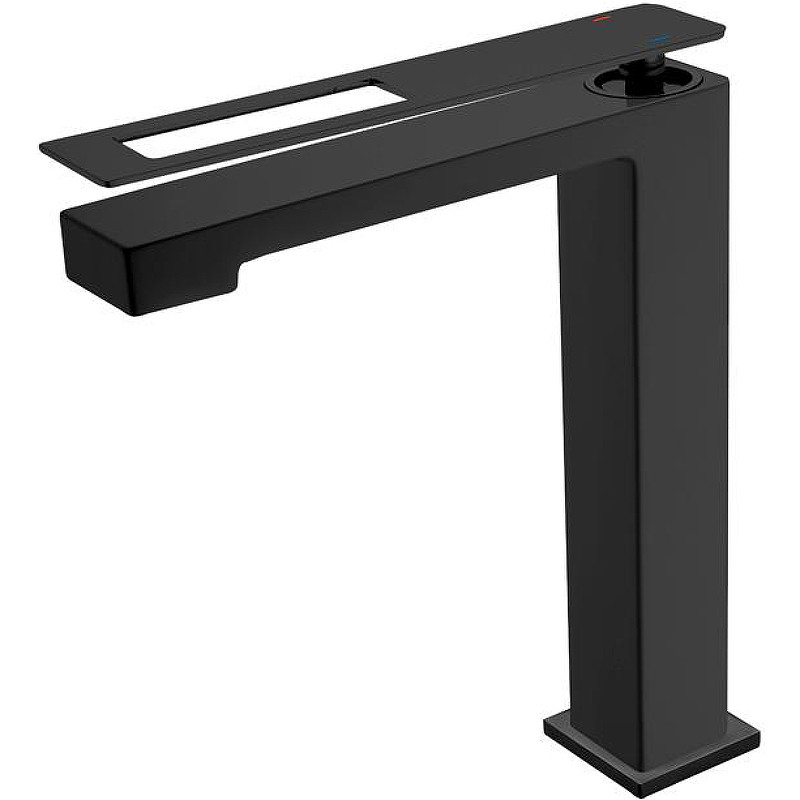 Смеситель для раковины Boheme Q 142-BB Черный латунь