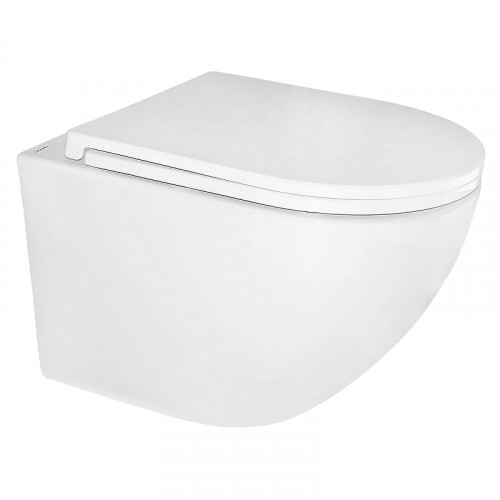 Унитаз Azario Gloria Торнадо AZ-2003T подвесной цвет Белый с сиденьем Микролифт