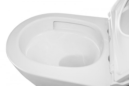 Унитаз Azario Gloria Торнадо AZ-2003T подвесной цвет Белый с сиденьем Микролифт