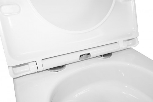 Унитаз Azario Gloria Торнадо AZ-2003T подвесной цвет Белый с сиденьем Микролифт