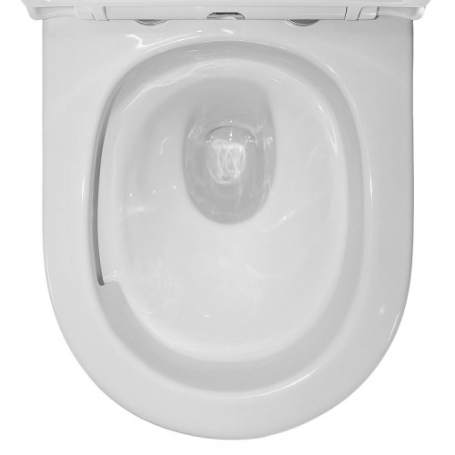 Унитаз Azario Gloria Торнадо AZ-2003T подвесной цвет Белый с сиденьем Микролифт