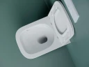 Унитаз с инсталляцией Ceramicanova Union CN4009T + Tece Base 9400413 с сиденьем Микролифт и Белой клавишей смыва