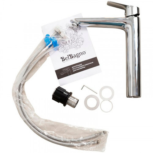 Смеситель для раковины BelBagno Due DUE-LMC-CRM-W0 Хром латунь