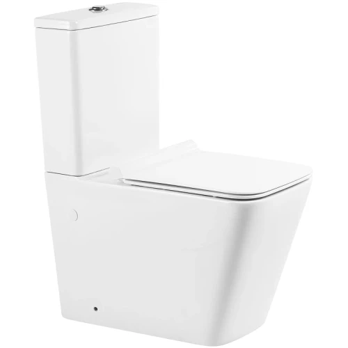 Унитаз компакт BelBagno Ardente R BB02093CPR/BB2112SC без бачка с сиденьем Микролифт фаянс напольный