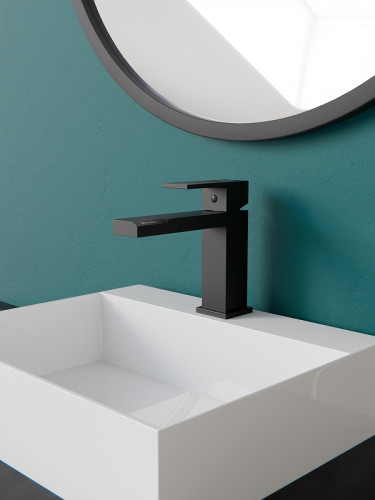 Смеситель для раковины Knotlor Stable KN-20/BL цвет Черный матовый