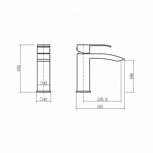 Смеситель для раковины Fashun A51118-21 цвет Бронза