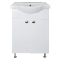 Тумба с раковиной Loranto Моника 55 CS00071365 цвет Белый