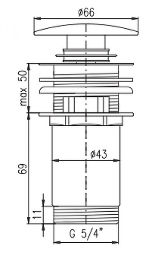 Смеситель для раковины Rav Slezak Seina SE927.5K Хром латунь